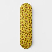Sonnenblumen-Skateboard Skateboard (Vorderseite)