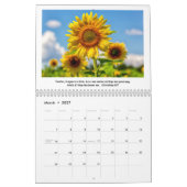 Sonnenblumen & Skizzen Kalender (Mär 2027)
