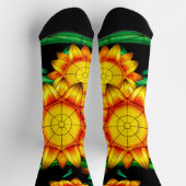 Sonnenblumen Socken (Oben)