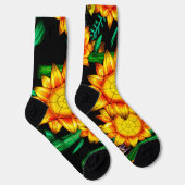Sonnenblumen Socken (Rechts)