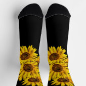 Sonnenblumen socken (Oben)