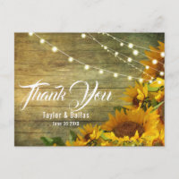 Sonnenblumen Sommer | Rustic Americana Vielen Dank