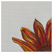 Sonnenblumen Sommer Stoff (Nahaufnahme)