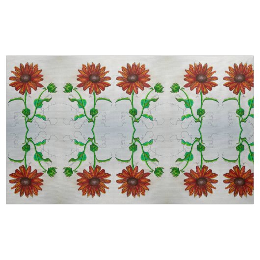 Sonnenblumen Sommer Stoff (Yard (91,4 cm))