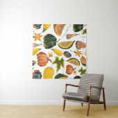 Sonnenblumen Sommer: Vintages Wasserfarbenmuster Wandteppich (Beispiel (Horizontal))