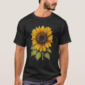 Sonnenblumen Sommercotattage Frauen T-Shirt