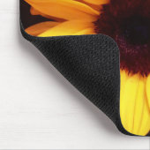 Sonnenblumen, Sommergelb, Gartenanlage Blume Mousepad (Ecke)