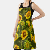 Sonnenblumen Sommernahtloses Muster Schürze (InSitu)