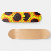 Sonnenblumen Sommerskateboard Skateboard (Horizontal)