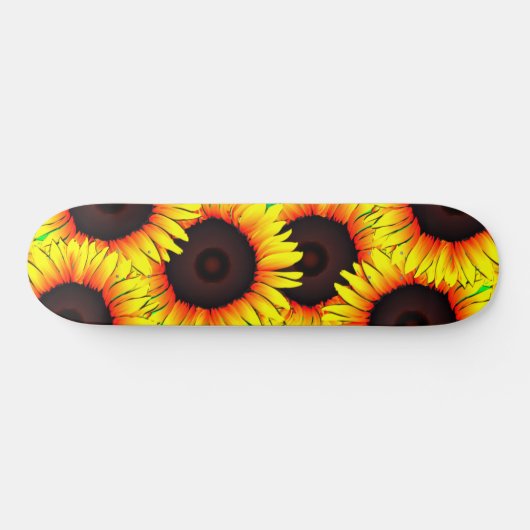 Sonnenblumen Sommerskateboard Skateboard (Horizontal)