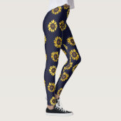 Sonnenblumen Sommersonne Leggings (Rechts)