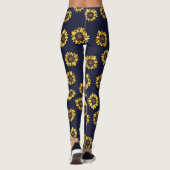 Sonnenblumen Sommersonne Leggings (Rückseite)