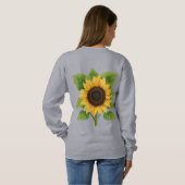 Sonnenblumen & Sonne - Symbol für Optimismus und W Sweatshirt (Schwarz voll)