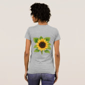 Sonnenblumen & Sonne - Symbol für Optimismus und W T-Shirt (Schwarz voll)