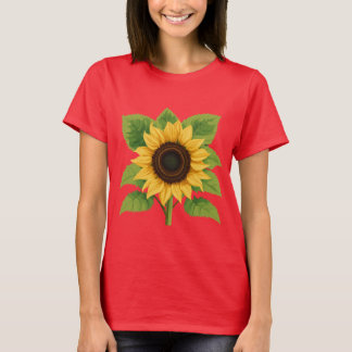 Sonnenblumen & Sonne - Symbol für Optimismus und W T-Shirt