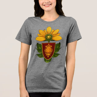 Sonnenblumen & Sonne - Symbol für Optimismus und W Tri-Blend Shirt