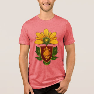 Sonnenblumen & Sonne - Symbol für Optimismus und W Tri-Blend Shirt