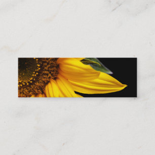 Sonnenblumen - Sonnenblume kundengebundener Mini Visitenkarte