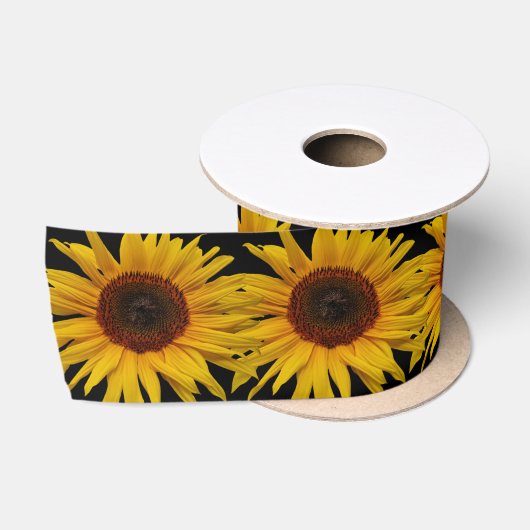 Sonnenblumen Sonnenblumen Satinband (Spule)