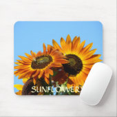 SONNENBLUMEN, SONNENMOUSPADS, SONNENBLUME MOUSEPAD (Mit Mouse)