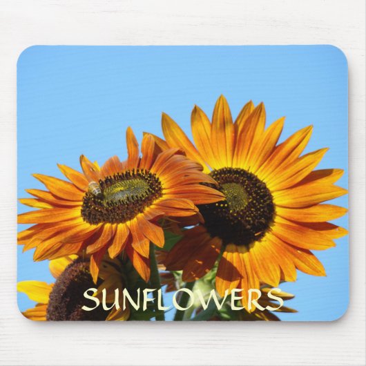 SONNENBLUMEN, SONNENMOUSPADS, SONNENBLUME MOUSEPAD (Vorne)