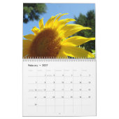 SONNENBLUMEN SONNENSCHIRM Blume Kalender (Feb 2027)