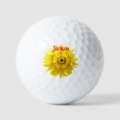 Sonnenblumen Spaß Trendy Golf Balls Golfball (Vorderseite)