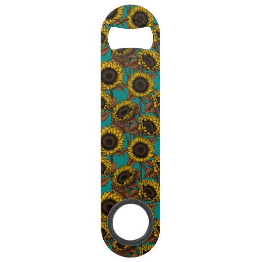 Sonnenblumen Speed Flaschenöffner (Rückseite)