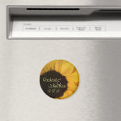 Sonnenblumen speichern das Datumsfenster Magnet (In Situ (Geschirrspüler))