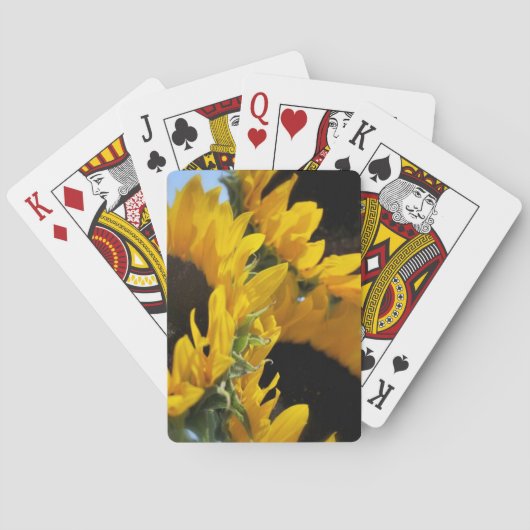 Sonnenblumen Spielkarten (Rückseite)
