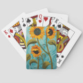 Sonnenblumen Spielkarten (Rückseite)