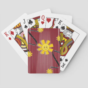Sonnenblumen Spielkarten-Deck Spielkarten