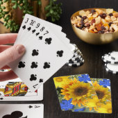 Sonnenblumen Spielkarten-Deck Spielkarten (In Situ)