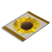 Sonnenblumen-Spiralblock Notizblock (Linke Seite)