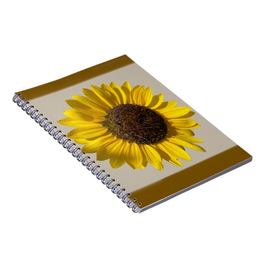 Sonnenblumen-SpiralNotebook Notizblock (Rechte Seite)