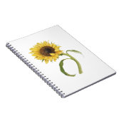 Sonnenblumen-SpiralNotebook Notizblock (Rechte Seite)