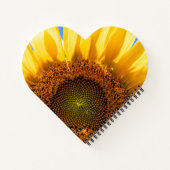 Sonnenblumen-SpiralNotebook Notizblock (Rückseite)