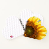 Sonnenblumen-SpiralNotebook Notizblock (Innenseite)