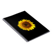 Sonnenblumen-SpiralNotebook Notizblock (Rechte Seite)