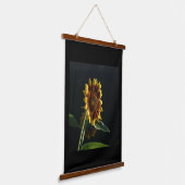 Sonnenblumen-Spotlight-Holz Topped Wall Tapestory Wandteppich Mit Holzrahmen (Gewinkelt)