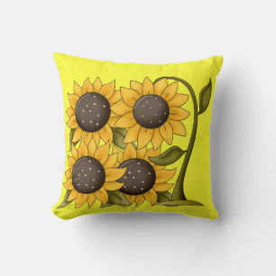 Sonnenblumen Springtime-Throw Kissen Wohngestaltun
