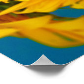 Sonnenblumen Stadtmarkt KC Farmer's Market Poster (Ecke)