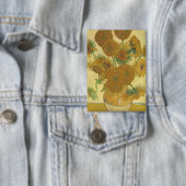 Sonnenblumen, Stillleben Ölgemälde, Van Gogh Button (Insitu)
