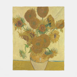 Sonnenblumen, Stillleben Ölgemälde, Van Gogh Fleecedecke