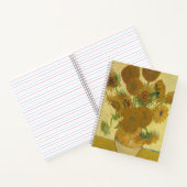 Sonnenblumen, Stillleben Ölgemälde, Van Gogh Notizblock (Innenseite)