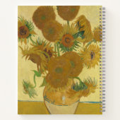 Sonnenblumen, Stillleben Ölgemälde, Van Gogh Notizblock (Rückseite)