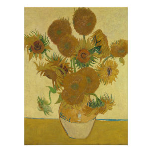 Sonnenblumen, Stillleben Ölgemälde, Van Gogh Poster
