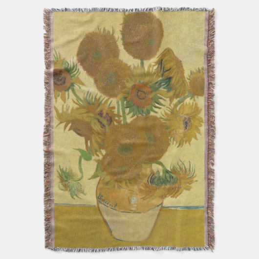 Sonnenblumen, Stillleben Ölmalerei, Van Gogh Decke (Vorderseite Vertikal)