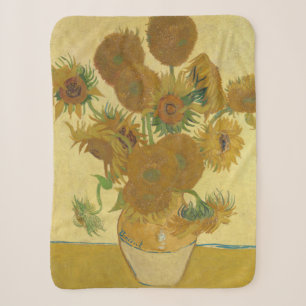 Sonnenblumen, Stillleben Ölmalerei, Van Gogh Sherpadecke