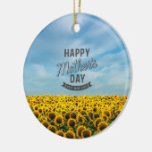 Sonnenblumen Stilvolle Elegante Wählen Sie eine Ma Keramik Ornament (Links)